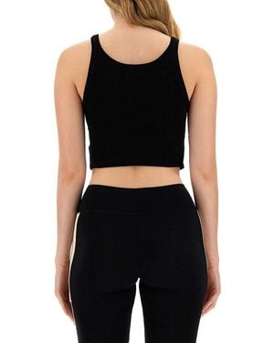 Palm Angels Tops With Logo - Black
