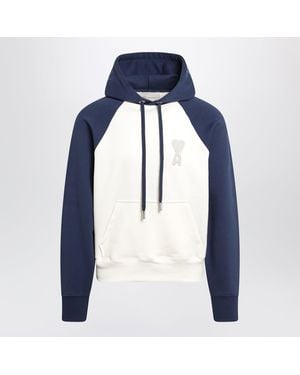 Ami Paris Ami De Coeur Hoodie - Blue