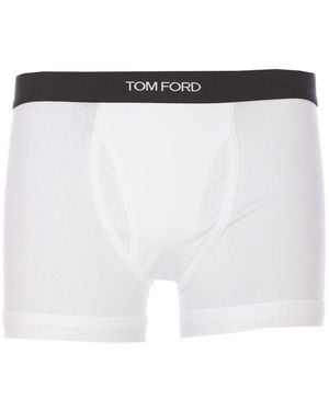 Tom Ford Bipack Logo Boxer - White