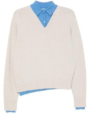 Acne Studios Neutrals Knitwear - White