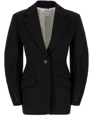 Givenchy Clothing Blazers & Gilets - Black