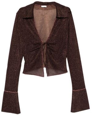 Oséree Lumiere Slim Shirt - Brown