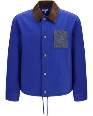 Loewe Cotton Workwear Jacket - Blue