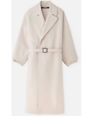 Jacquemus Le Trench Trapezi - Natural