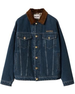 Miu Miu Jean and denim jackets for Women | Online Sale up to 37
