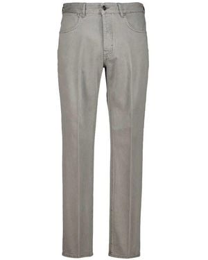 Givenchy Straight-Leg Jeans With Logo - Gray