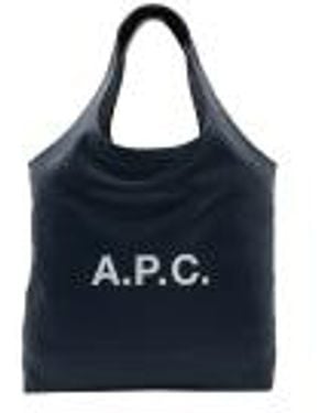 A.P.C. Tote Ninon Bag - Blue