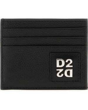 DSquared² Textured Cardholder - Black