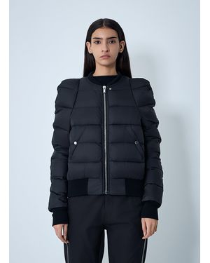 Rick Owens Duvet Bomber Coat - Blue