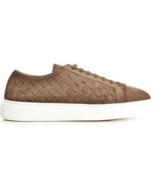 Santoni Exton Sneaker - Brown