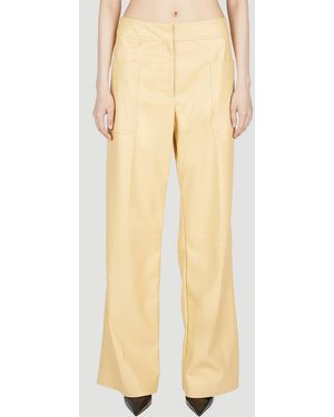 Stella McCartney Altermat Wide Leg Pants - Natural