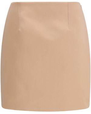 Chloé Chloã Satin Skirt - Natural