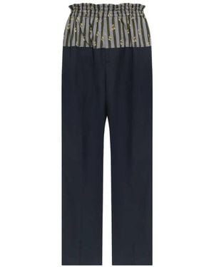 Dries Van Noten Pablo 4265 M.W.Pants Nav - Blue