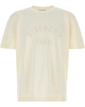 Givenchy Ivory Cotton T-Shirt - White