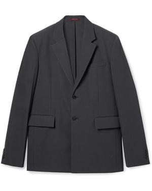 Gucci Single-Breasted Blazer - Black