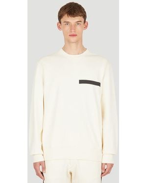 McQueen Logo Patch Sweatshirt - White