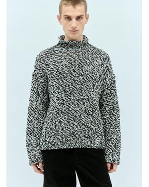 Acne Studios High-Neck Wool-Blend Sweater - Gray