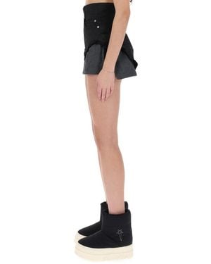 Rick Owens Drkshdw "Dirt Cutoff" Shorts - White