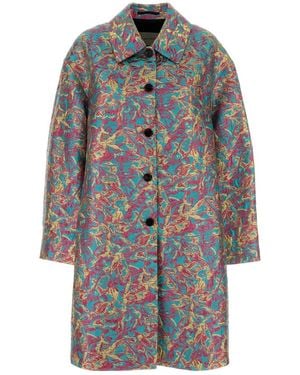 Dries Van Noten 00130-Rondero 3153 W W Coat - Gray
