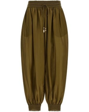 Zimmermann Silk Casual Pants - Green