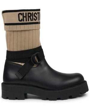Dior Dior Stivale "D-Major" Con Logo - Black