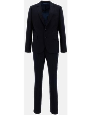 Paul Smith Tailored-Fit Two-Button Wool Twill Suit - Blue