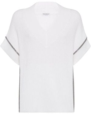 Brunello Cucinelli Sweater - White