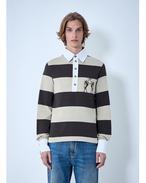 Vivienne Westwood Archive Rugby Cotton Polo Shirt - Gray