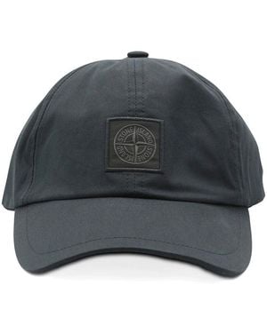 Stone Island Ghost Collection: Baseball Cap With Compass Patch - Gray