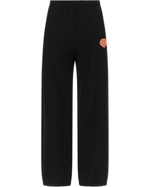 KENZO Boke Heart Sweatpants Cotton Pant - Black