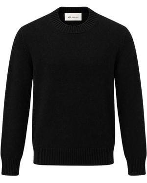 Ami Paris Clothing Knitwear - Black
