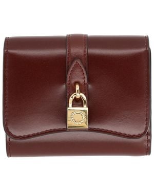 Stella McCartney Portafoglio "Ryder Trifold" - Brown