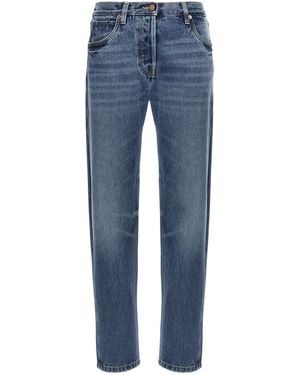 Prada Cotton Straight-Leg Jeans - Blue