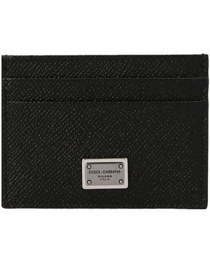 Dolce & Gabbana Dolce & Gabbana Logo Tag Card Holder - Black