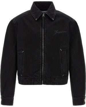 Jacquemus 'La Veste De-Nîmes Canevas' Jacket - Black
