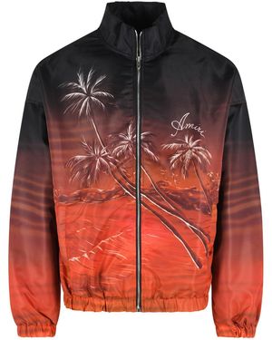 Amiri 'Palms' Bomber Jacket - Orange