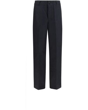 Prada Technical Wide-Leg Pants - Blue