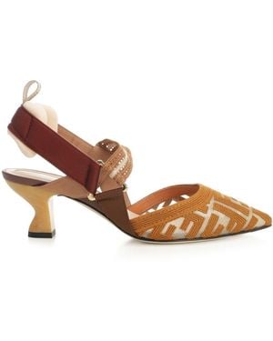 Fendi "Colibrã¬ Slingback - Brown