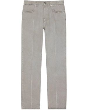 Givenchy Straight Fit Denim Pants - Gray
