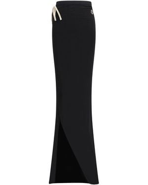 Moncler Rick Owens Long Skirt + Rick Owens - Black
