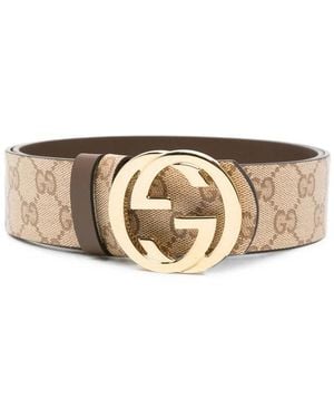 Gucci Neutrals Belts - Natural