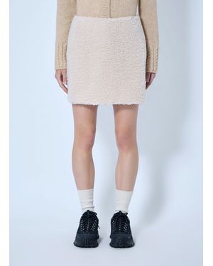Moncler Teddy Mini Skirt - White