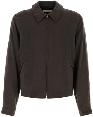 Lemaire Silk Blend Jacket - Black