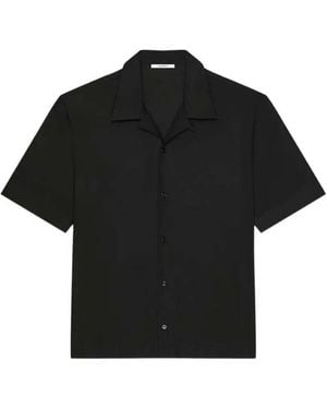 Givenchy Logo-Print Short-Sleeve Shirt - Black
