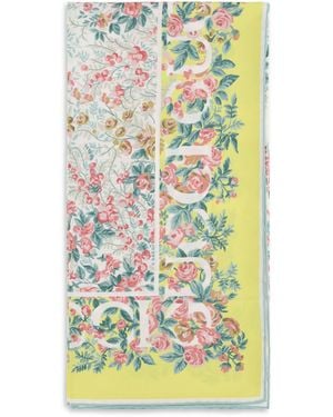 Gucci Printed Silk Twill Scarf - Multicolor