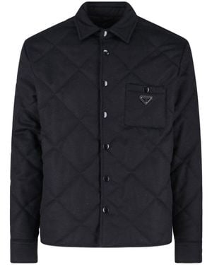 Prada Diamond Quilted Jacket - Black