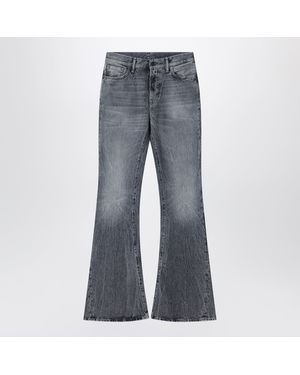Acne Studios Faded Flared Jeans - Gray