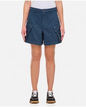 JW Anderson High Waist Cargo Shorts - Blue