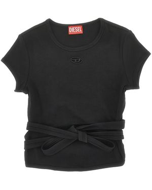 DIESEL Cotton T-Shirt - Black