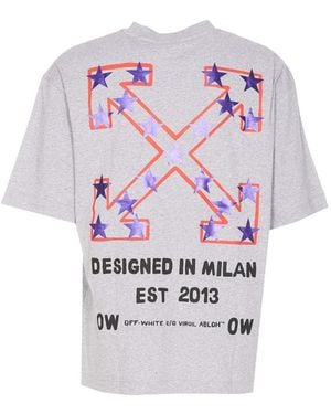 Off-White c/o Virgil Abloh Off Star Arrow Skate T-Shirt - Multicolor